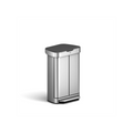 13 Gallon Stainless Steel Step Trash Can with Front Access